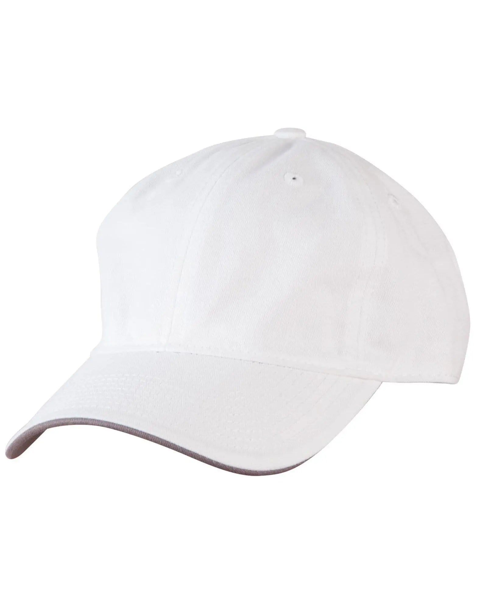 Underpeak Contrast Colour Cap CH51 Active Wear Winning Spirit White/Grey One size